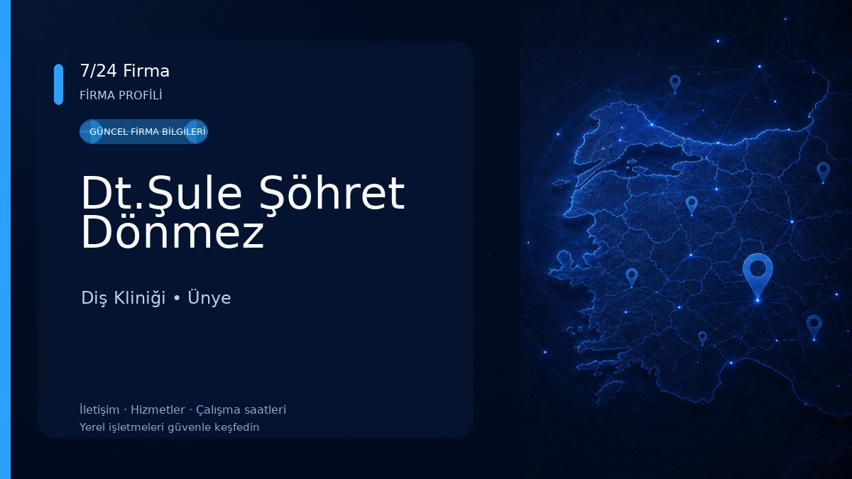 Dt.Şule Şöhret Dönmez Diş Kliniği