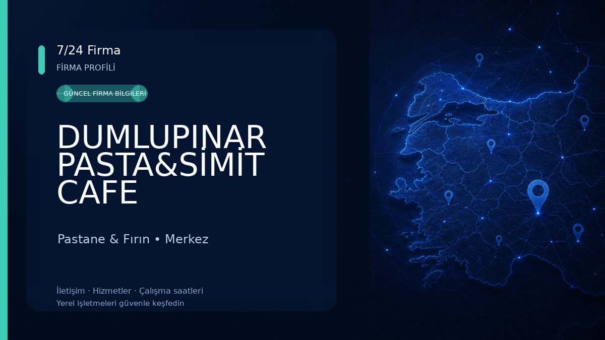 DUMLUPINAR PASTA&SİMİT CAFE ÇANAKKALE Pastane & Fırın