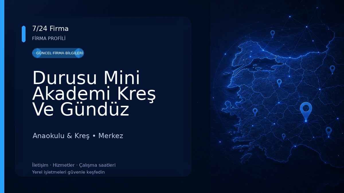 Durusu Mini Akademi Kreş Ve Gündüz Bakim Evi