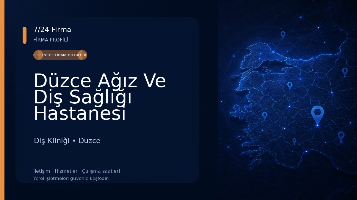 Düzce Ağız Ve Diş Sağlığı Hastanesi Diş Kliniği