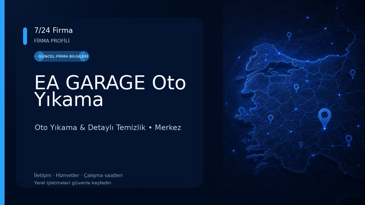 EA GARAGE Oto Yıkama
