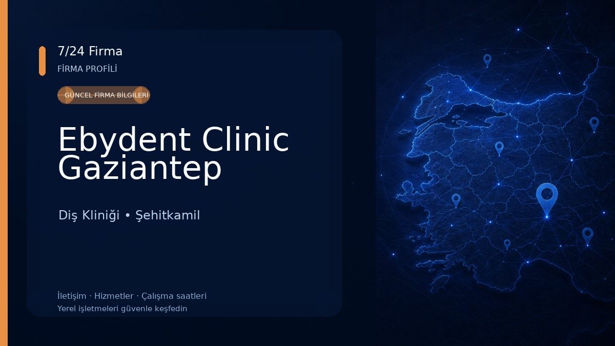 Ebydent Clinic Gaziantep Diş Kliniği