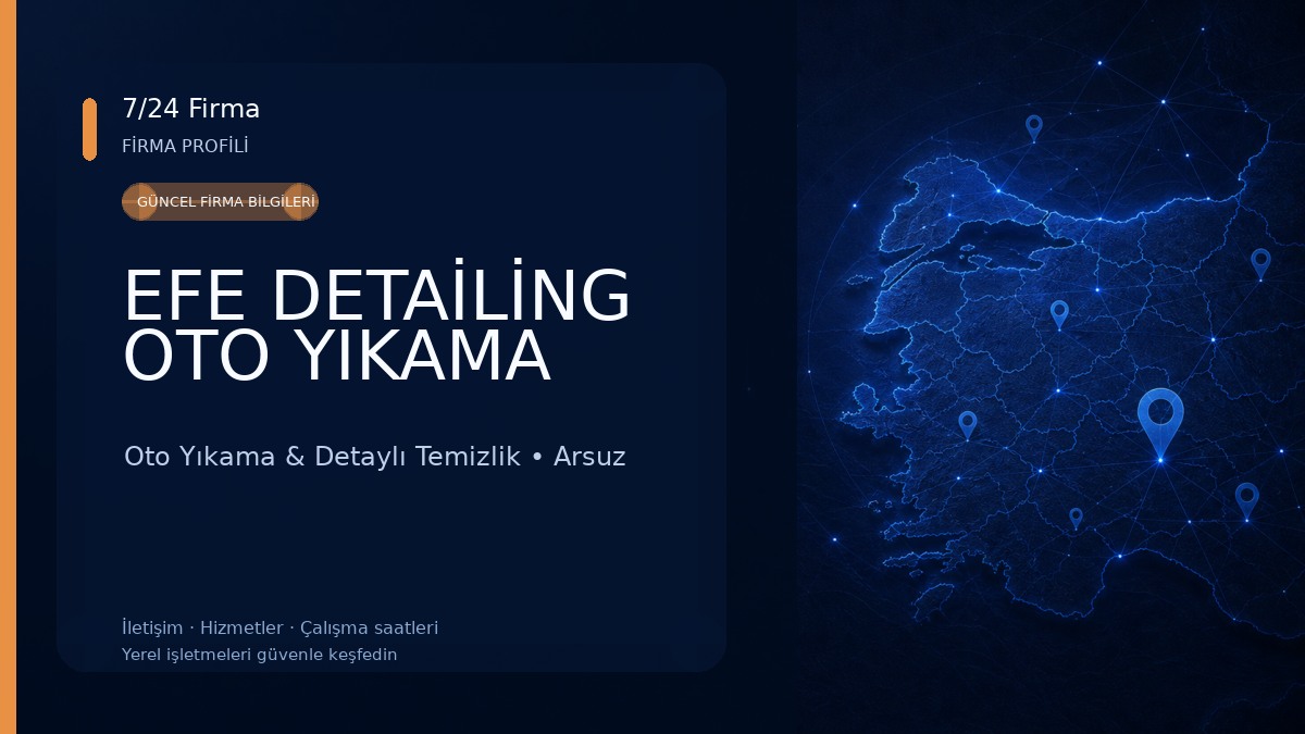 EFE DETAİLİNG OTO YIKAMA