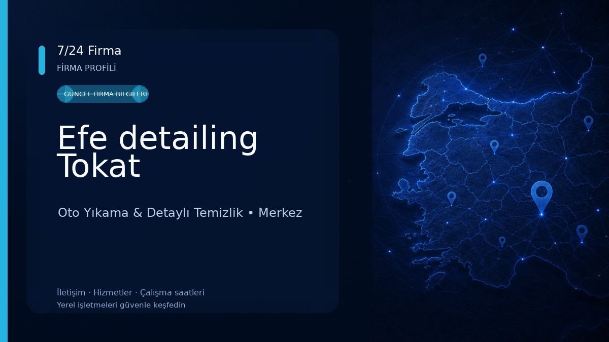 Efe detailing Tokat Oto Yıkama & Detaylı Temizlik