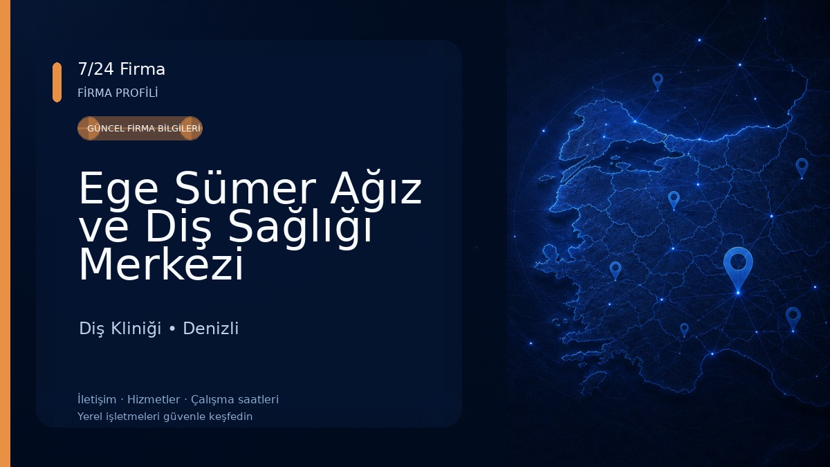 Ege Sümer Ağız ve Diş Sağlığı Merkezi