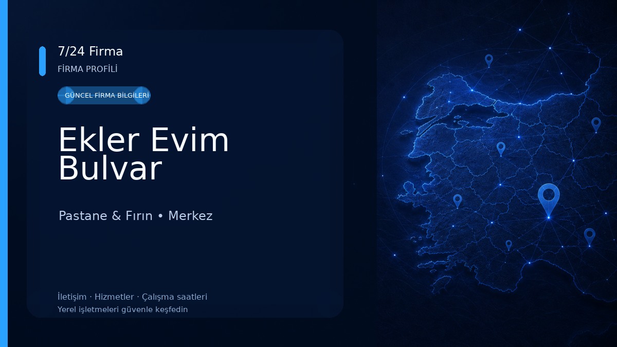 Ekler Evim Bulvar Pastane & Fırın