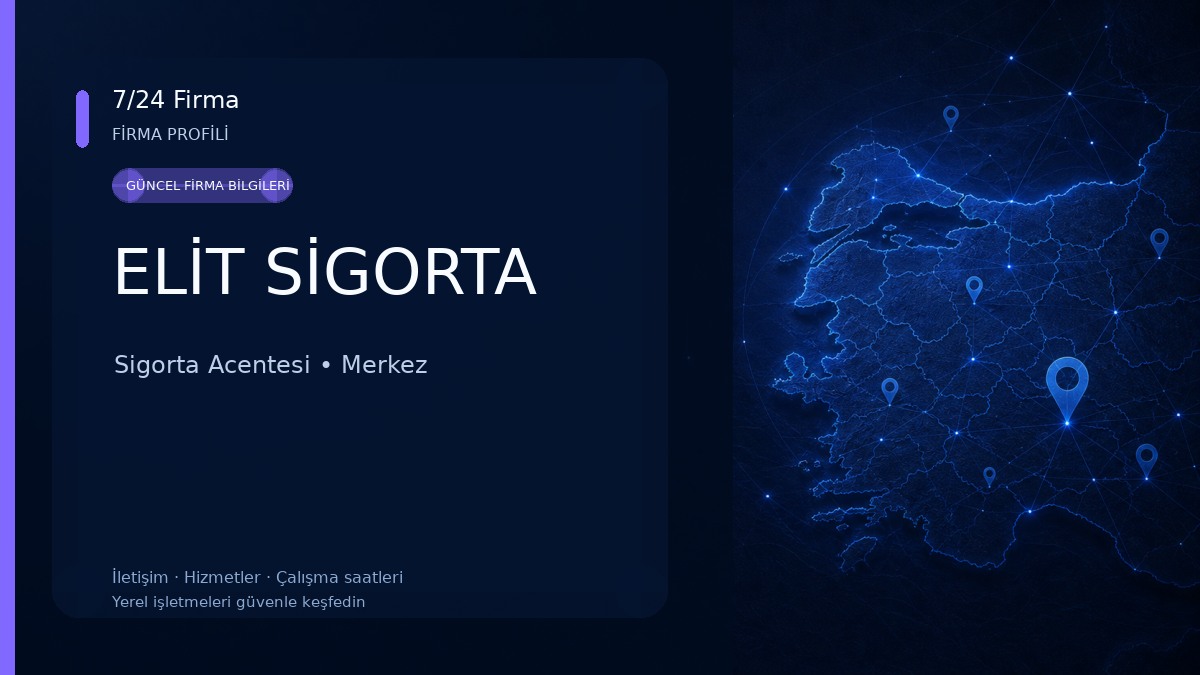 ELİT SİGORTA Sigorta Acentesi