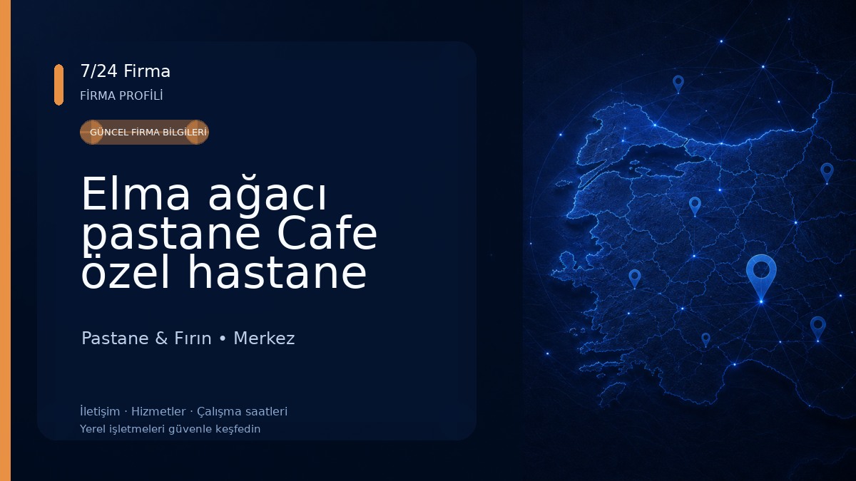 Elma ağacı pastane Cafe özel hastane şubesi Pastane & Fırın