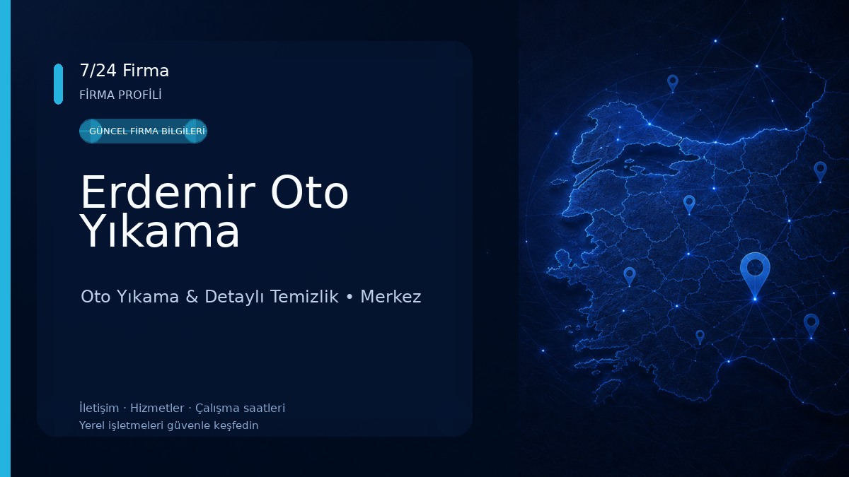 Erdemir Oto Yıkama Oto Yıkama & Detaylı Temizlik