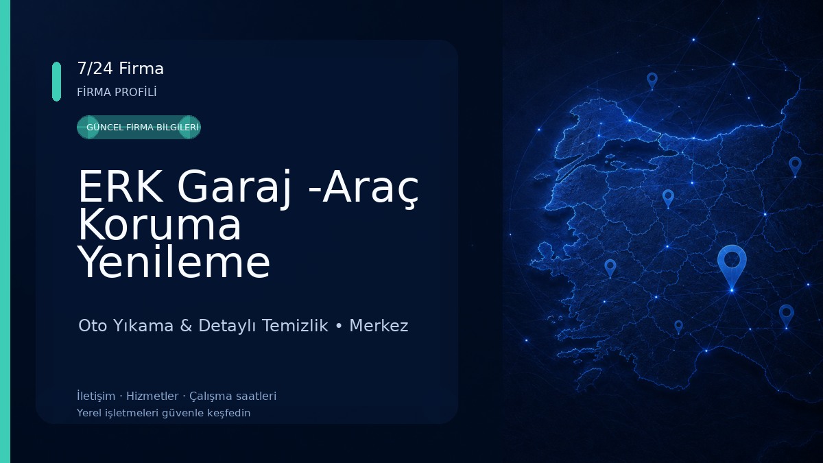 ERK Garaj -Araç Koruma Yenileme Kaplama - ALC Servis - Çorum - AUTO LIFE CENTER Oto Yıkama & Detaylı Temizlik