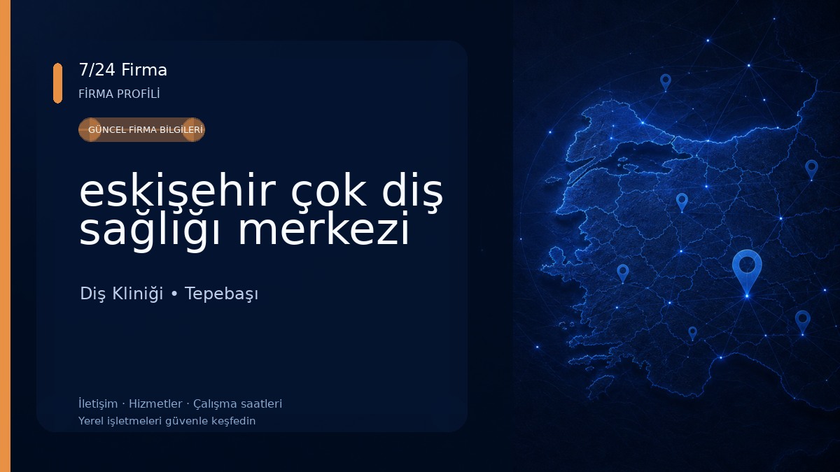eskişehir çok diş sağlığı merkezi Diş Kliniği