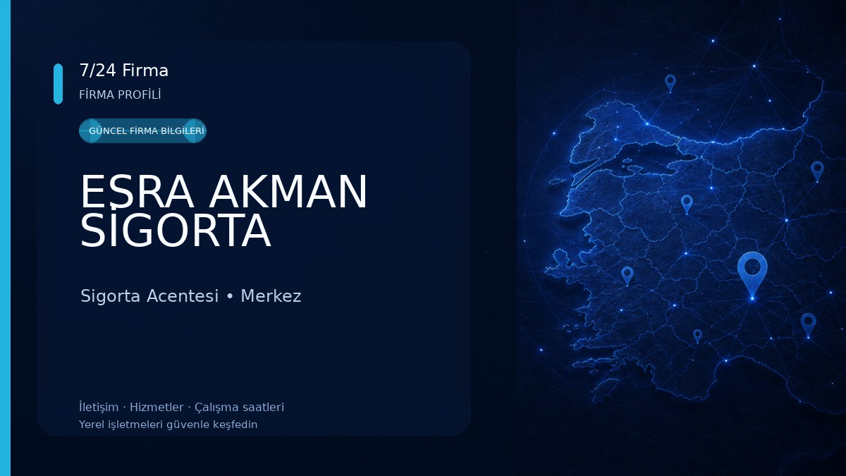 ESRA AKMAN SİGORTA Sigorta Acentesi