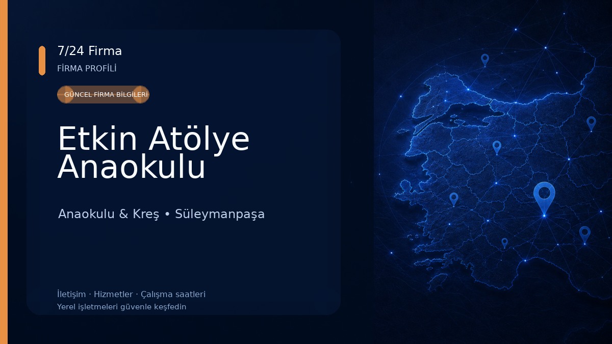 Etkin Atölye Anaokulu Anaokulu & Kreş