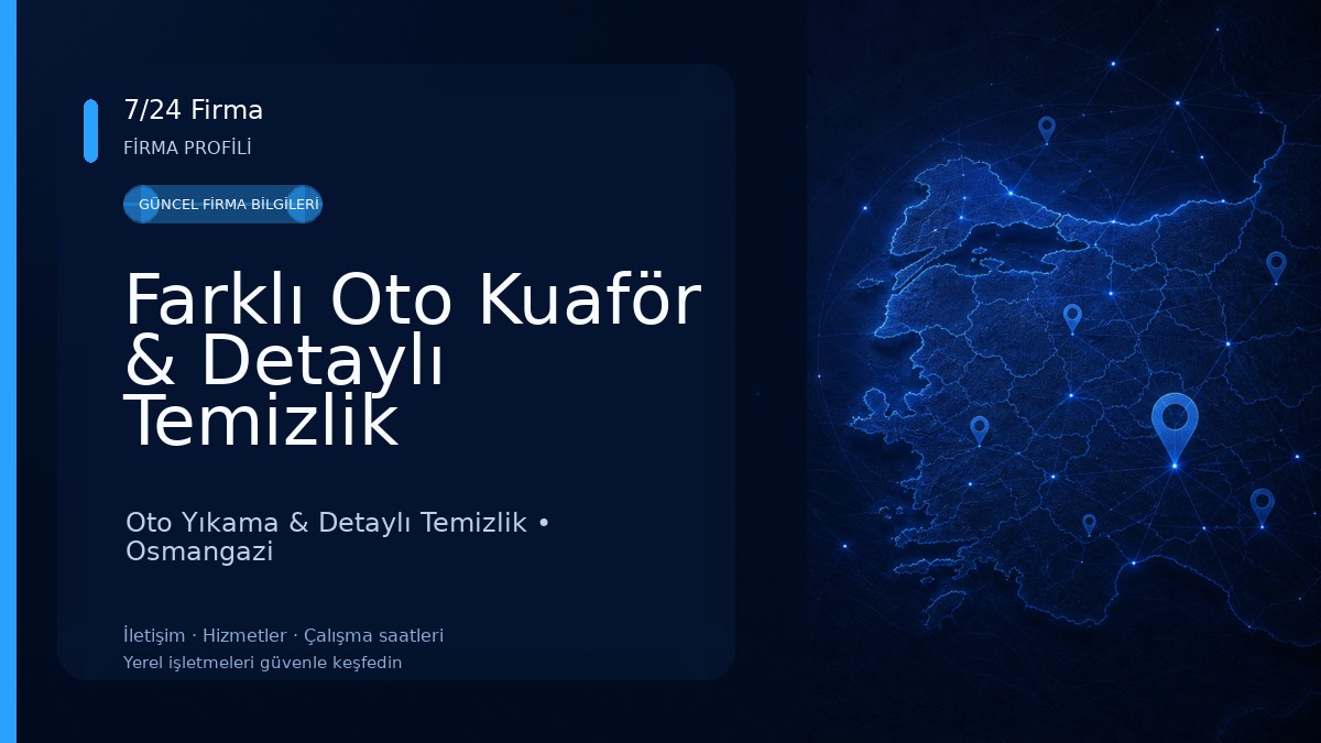 Farklı Oto Kuaför & Detaylı Temizlik Oto Yıkama & Detaylı Temizlik