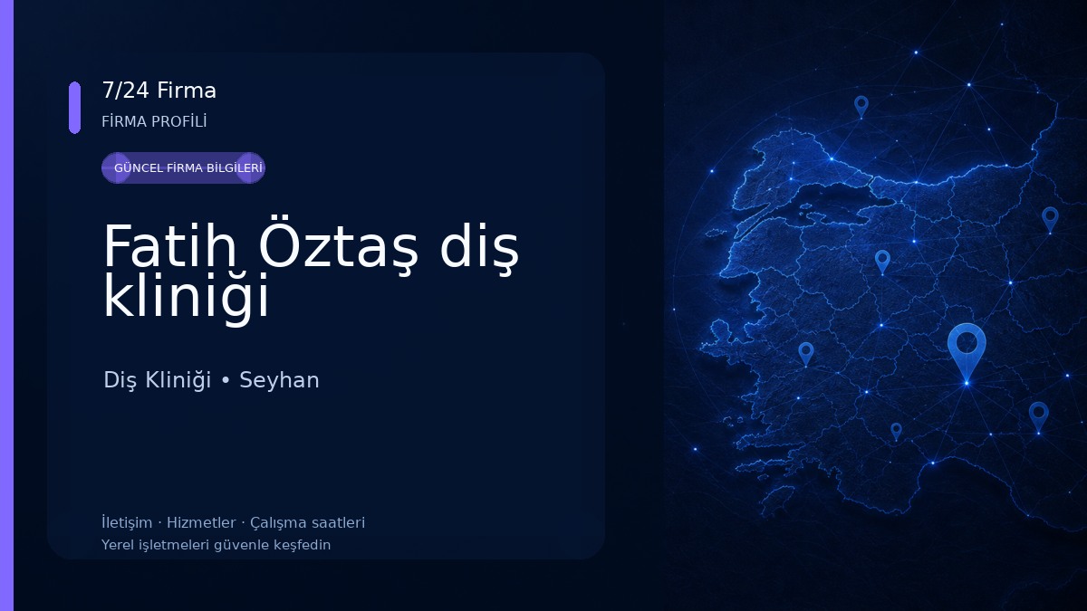 Fatih Öztaş diş kliniği Diş Kliniği