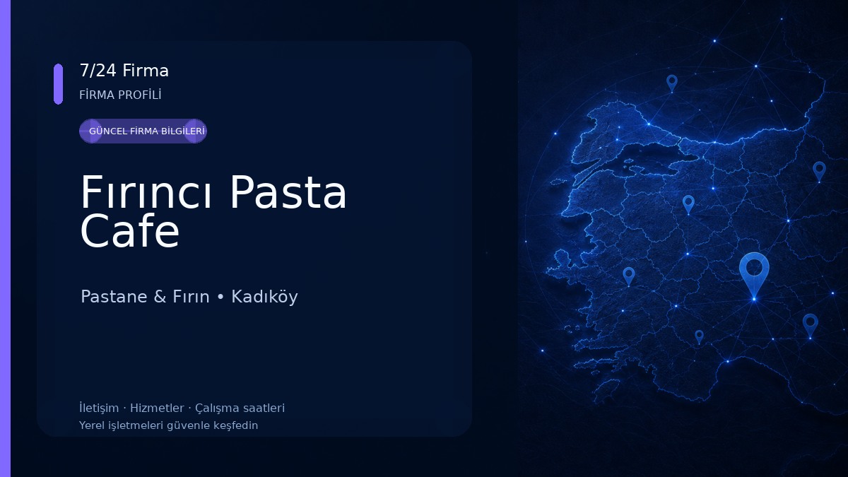 Fırıncı Pasta Cafe Pastane & Fırın