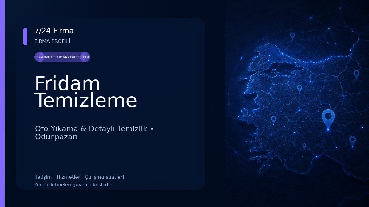 Fridam Temizleme Oto Yıkama & Detaylı Temizlik