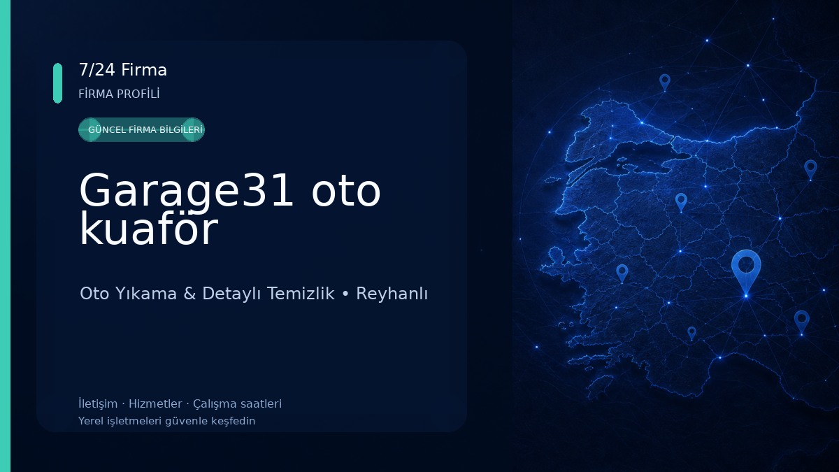 Garage31 oto kuaför Oto Yıkama & Detaylı Temizlik