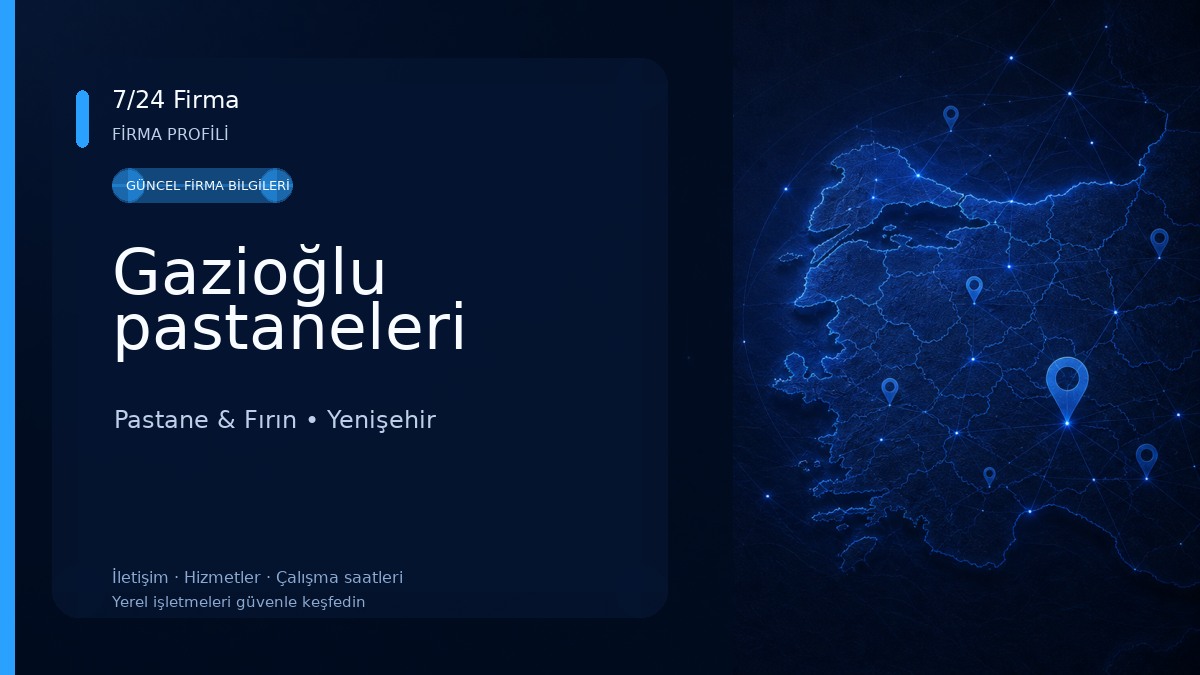 Gazioğlu pastaneleri Pastane & Fırın