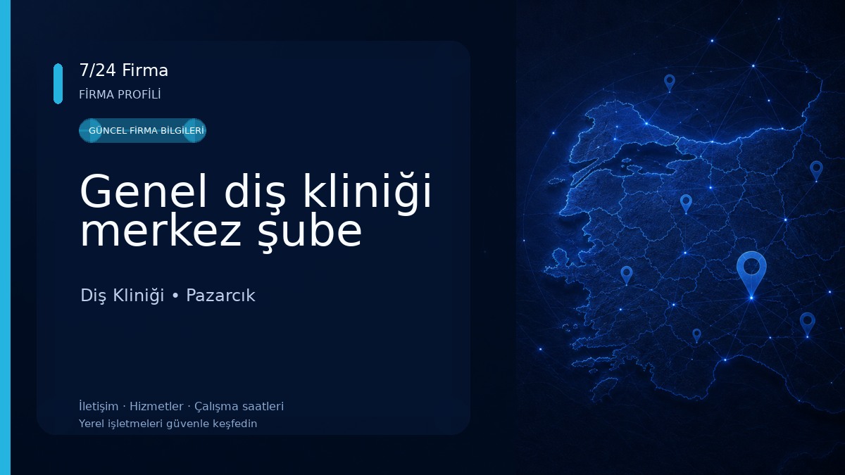 Genel diş kliniği merkez şube Diş Kliniği