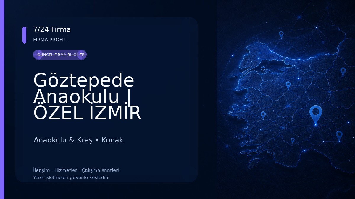 Göztepede Anaokulu | ÖZEL İZMİR GÖZTEPE ÇOCUK EVİ Anaokulu & Kreş
