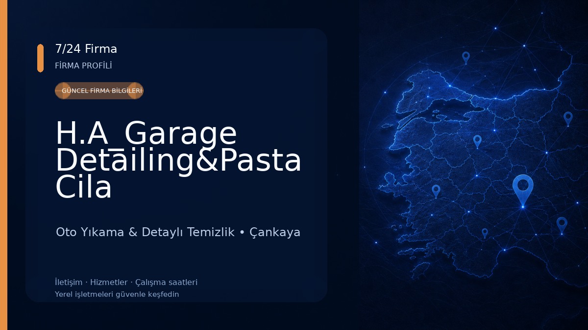 H.A_Garage Detailing&Pasta Cila Oto Yıkama & Detaylı Temizlik