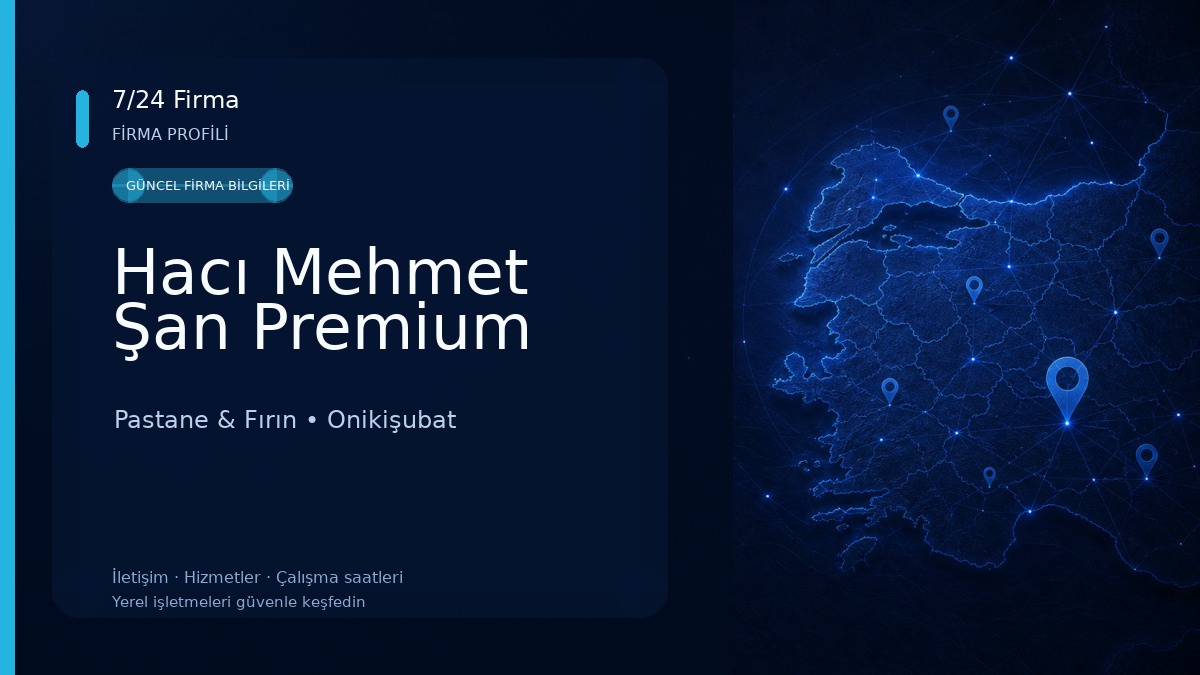 Hacı Mehmet Şan Premium Pastane & Fırın