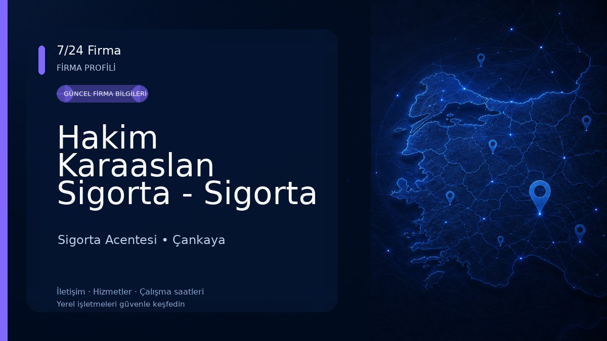 Hakim Karaaslan Sigorta - Sigorta Hakimi Sigorta Acentesi