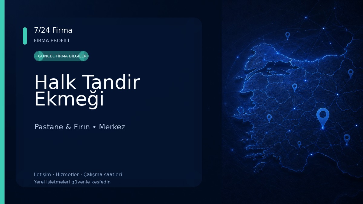 Halk Tandir Ekmeği Pastane & Fırın
