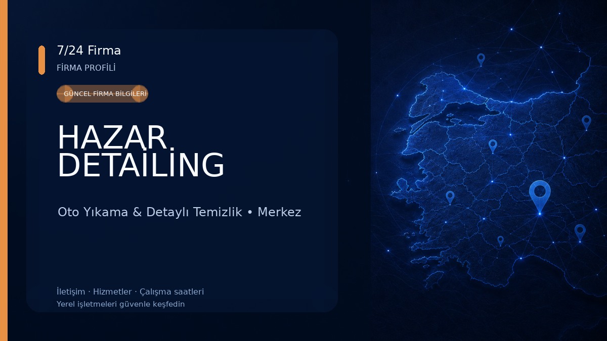 HAZAR DETAİLİNG 