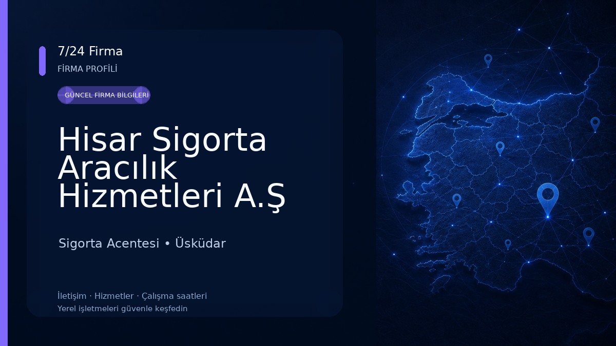 Hisar Sigorta Aracılık Hizmetleri A.Ş Sigorta Acentesi