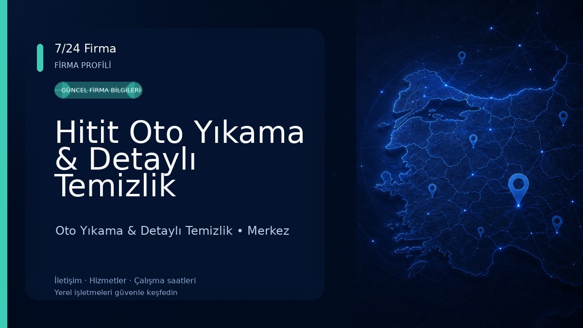 Hitit Oto Yıkama & Detaylı Temizlik Oto Yıkama & Detaylı Temizlik