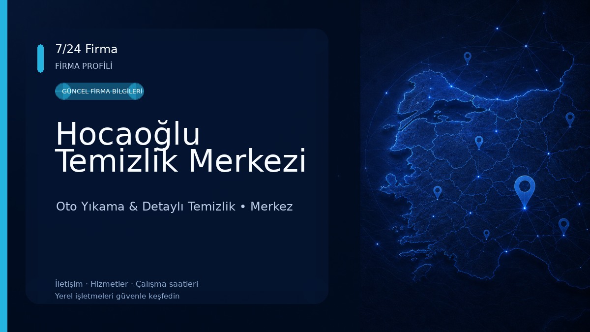 Hocaoğlu Temizlik Merkezi Oto Yıkama & Detaylı Temizlik