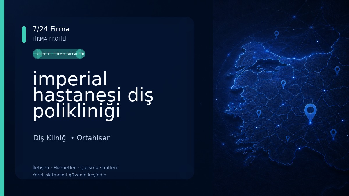 imperial hastanesi diş polikliniği