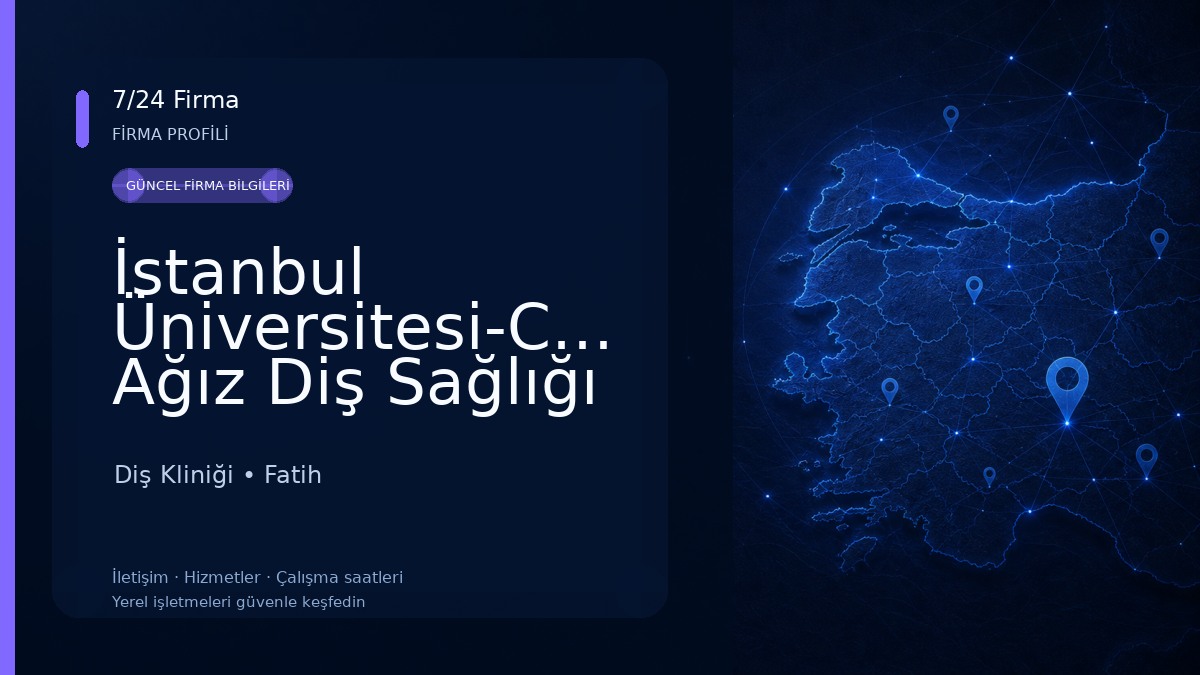 İstanbul Üniversitesi-Cerrahpaşa Ağız Diş Sağlığı Uygulama ve Araştırma Merkezi Diş Kliniği