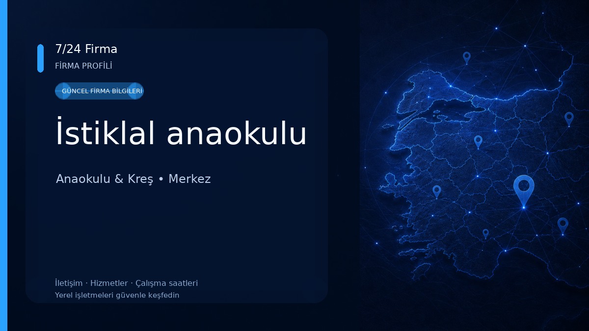 İstiklal anaokulu Anaokulu & Kreş