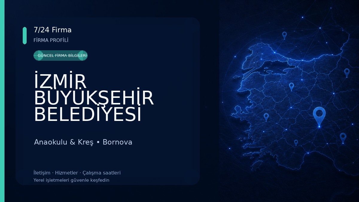 İZMİR BÜYÜKŞEHİR BELEDİYESİ İZELMAN A.Ş. Evka-4 Yeşiltepe Kreş Ve Anaokulu Eğitim Merkezi