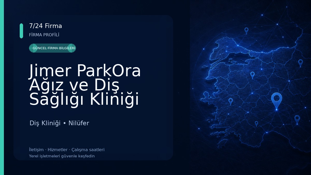 Jimer ParkOra Ağız ve Diş Sağlığı Kliniği Diş Kliniği