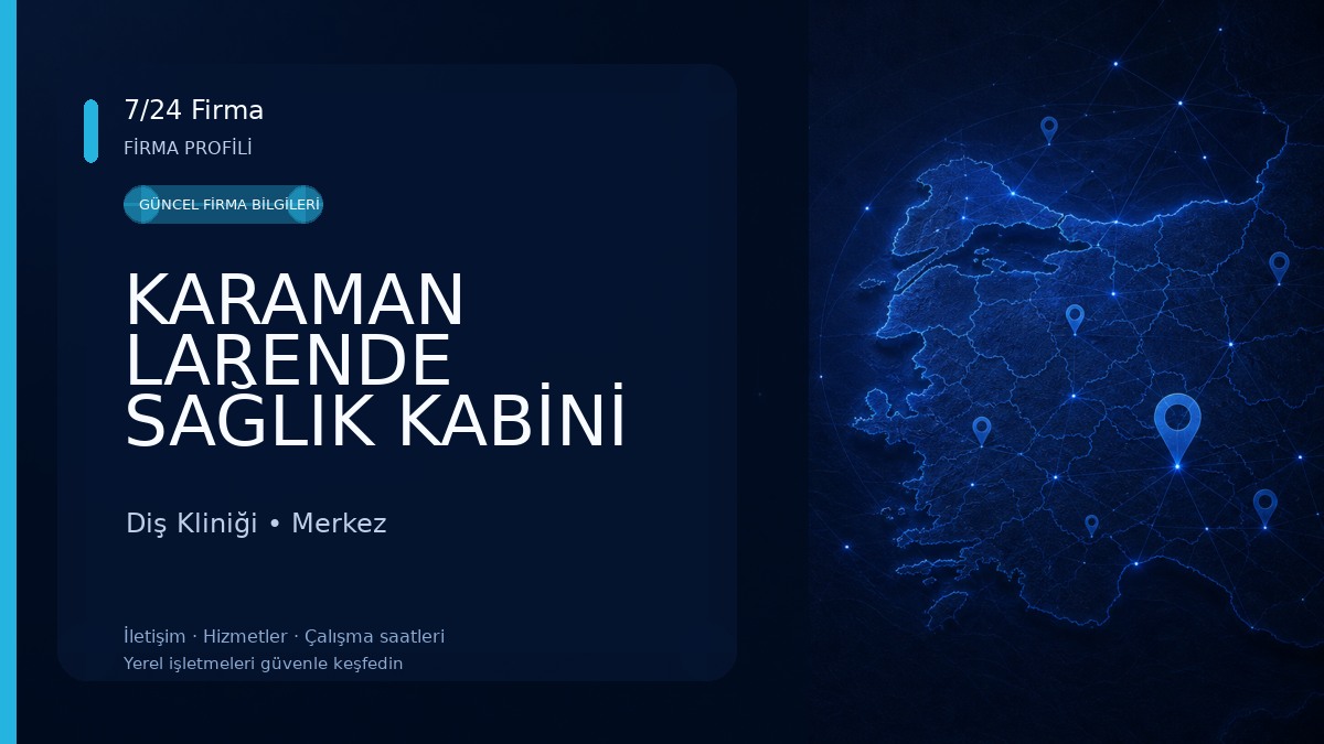 KARAMAN LARENDE SAĞLIK KABİNİ
