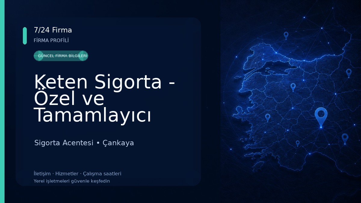 Keten Sigorta - Özel ve Tamamlayıcı Sağlık, Kasko, Trafik, Konut ve İşyeri Sigortası Sigorta Acentesi