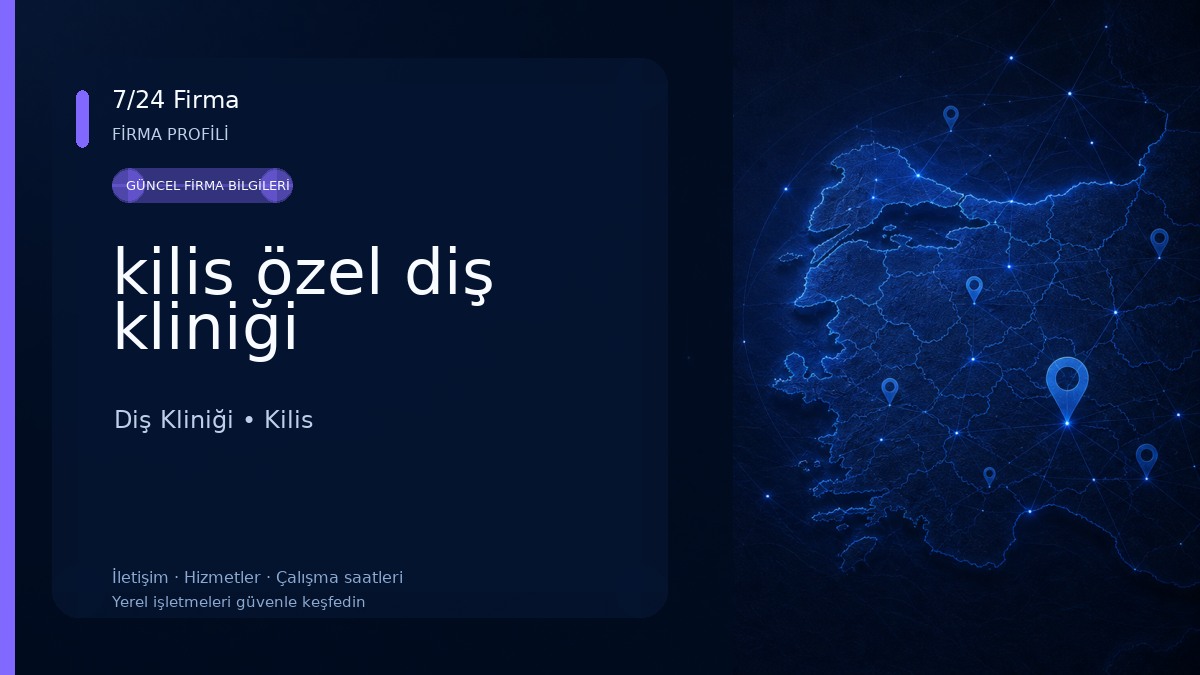 kilis özel diş kliniği Diş Kliniği