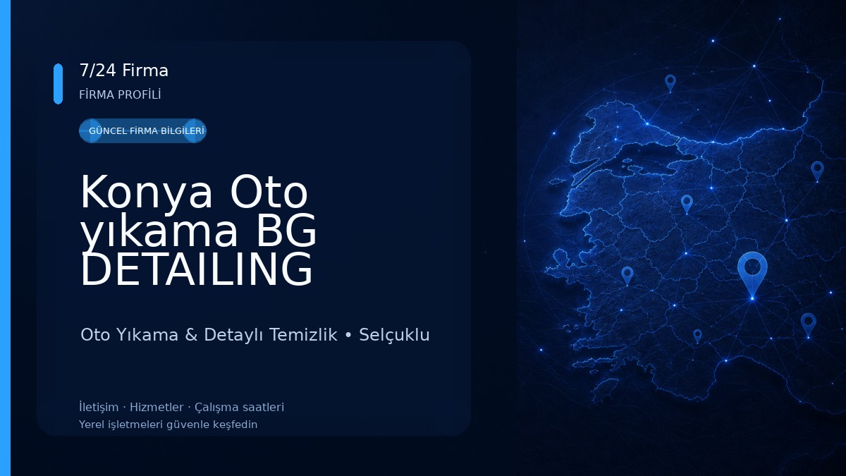 Konya Oto yıkama BG DETAILING detaylı temizlik pasta cila cam filmi Oto Yıkama & Detaylı Temizlik