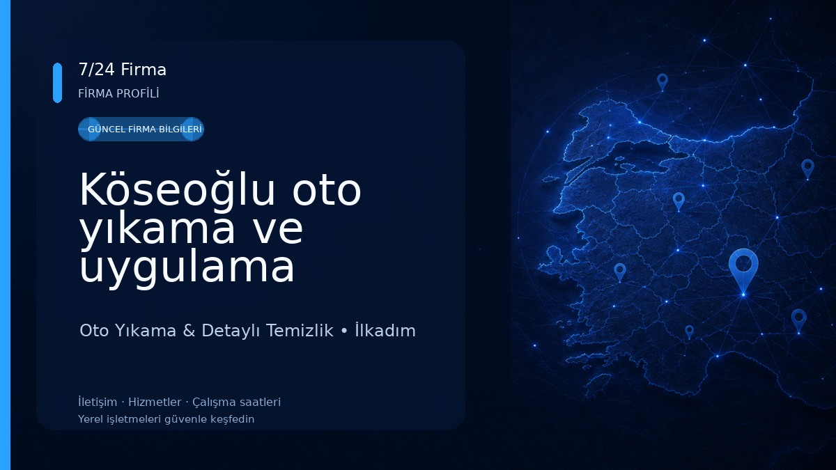 Köseoğlu oto yıkama ve uygulama merkezi Oto Yıkama & Detaylı Temizlik