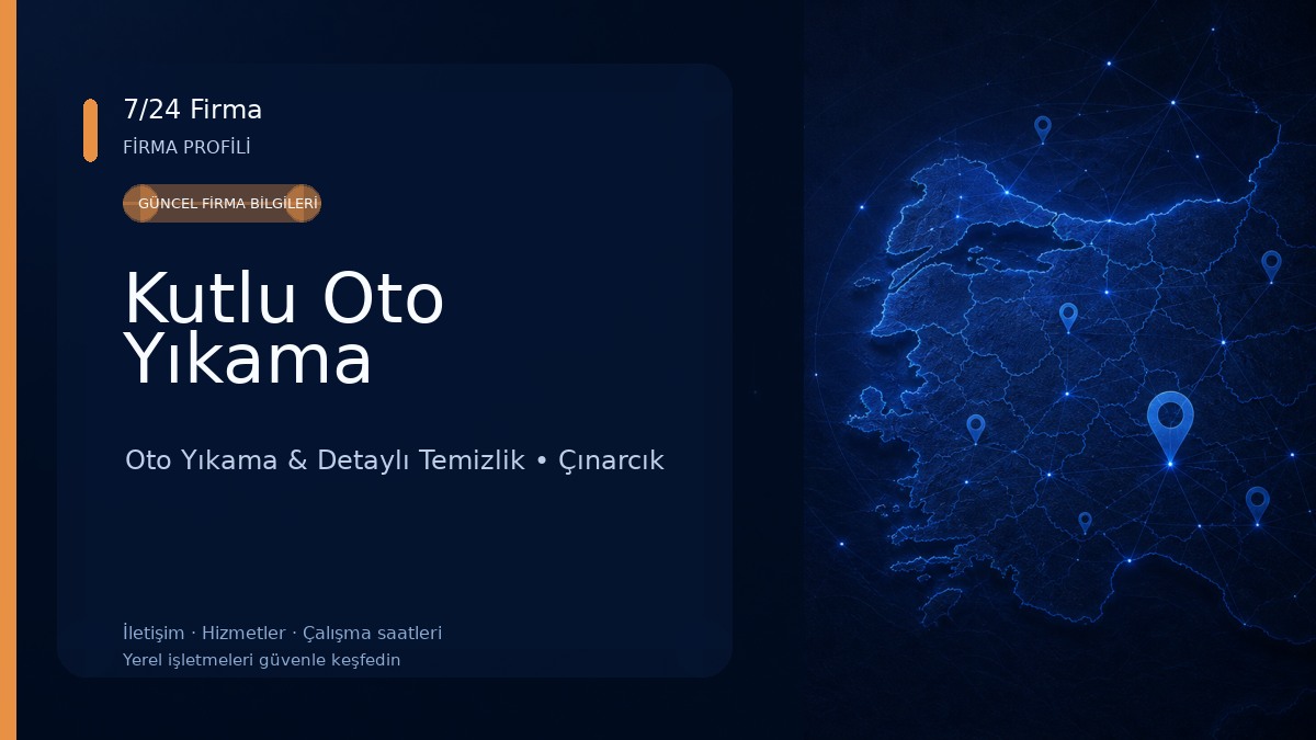 Kutlu Oto Yıkama Oto Yıkama & Detaylı Temizlik