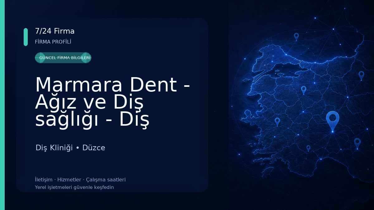 Marmara Dent - Ağız ve Diş sağlığı - Diş Kliniği Diş Kliniği