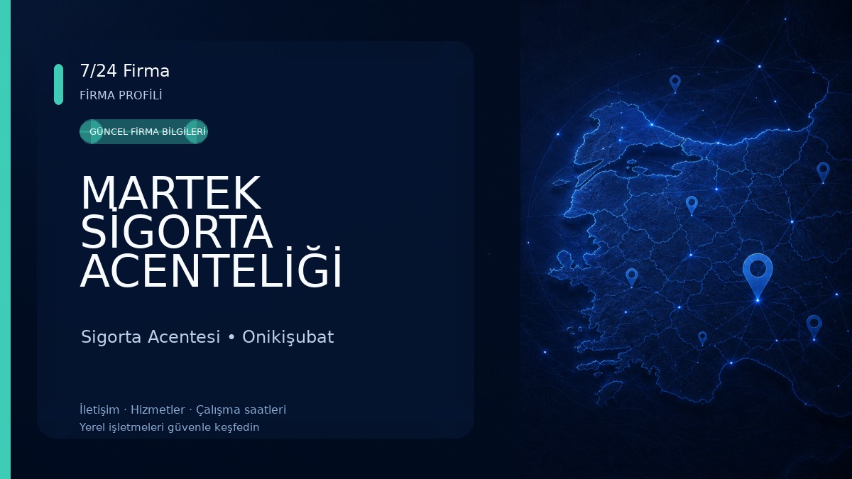 MARTEK SİGORTA ACENTELİĞİ Sigorta Acentesi