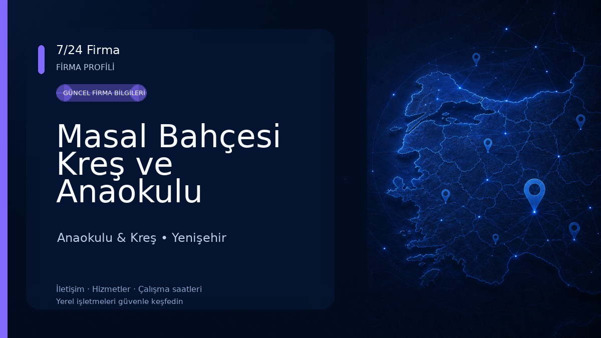 Masal Bahçesi Kreş ve Anaokulu Yenişehir/Mersin 