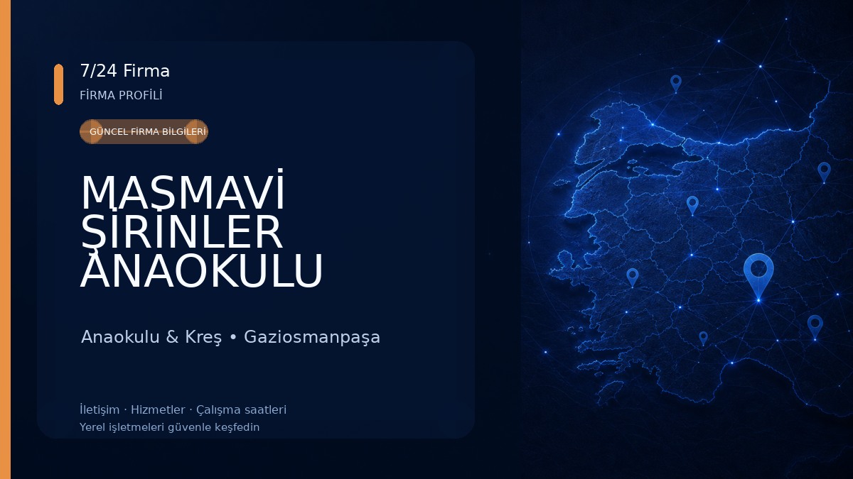 MASMAVİ ŞİRİNLER ANAOKULU KREŞ 0-6 YAŞ Anaokulu & Kreş
