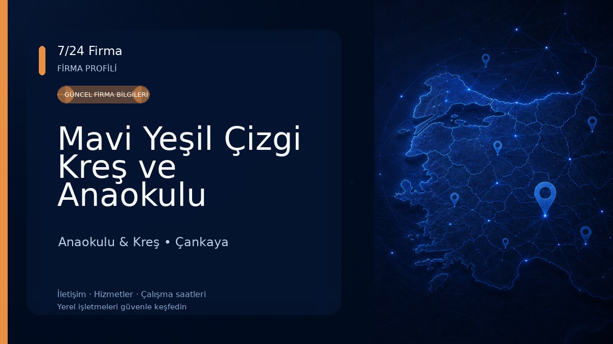 Mavi Yeşil Çizgi Kreş ve Anaokulu