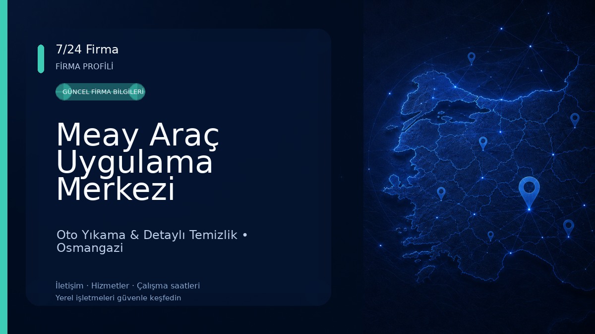 Meay Araç Uygulama Merkezi Oto Yıkama & Detaylı Temizlik